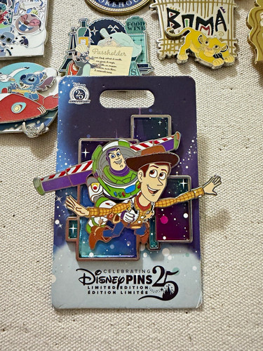 Disney pins anniversario - disney, 25